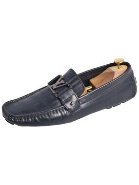 Louis Vuitton Monogram Measure Line Loafers Shoes 7 Black Louis Vuitton | Shoes | Louis Vuitton Mens Black Leather Lv  main image 2